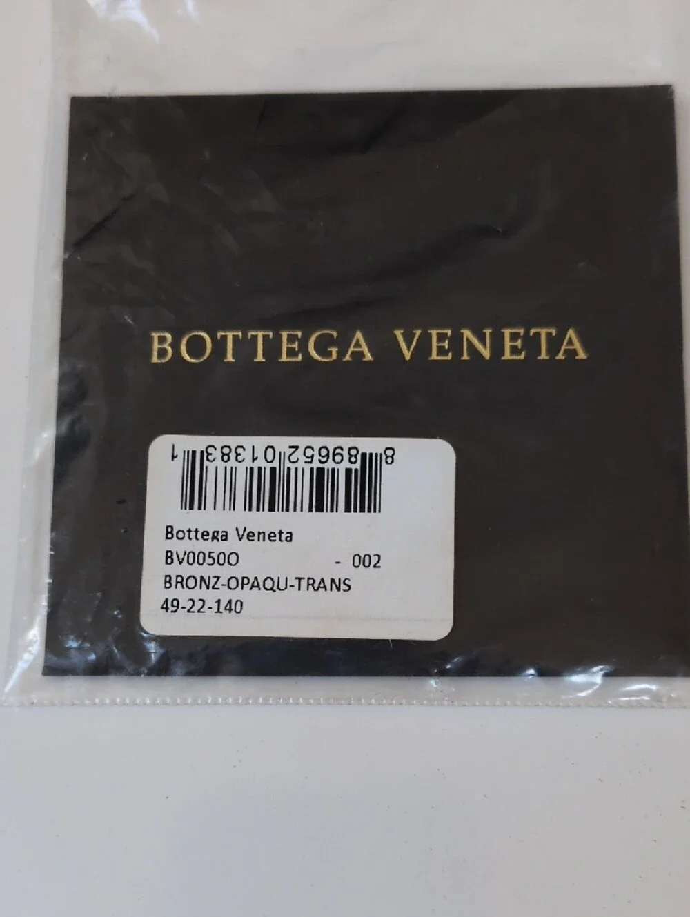 Bottega Veneta Brown Metal Rounded Eyeglasses BV0050O 49-22-140